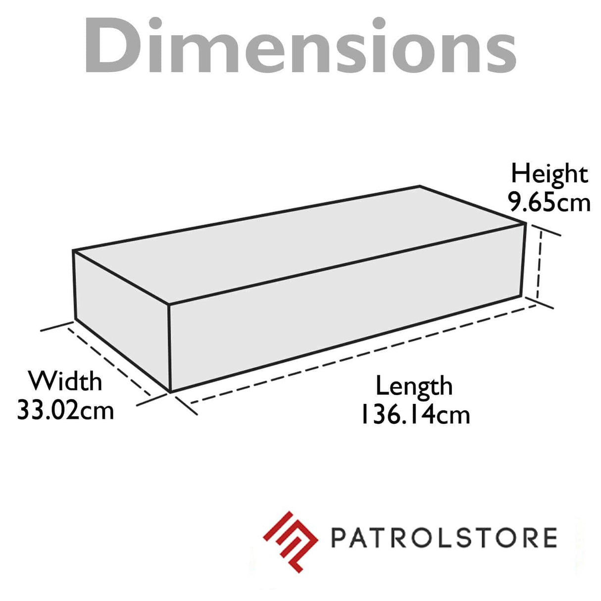 Pillarlock Single Scoped Rifle Case Dimensions