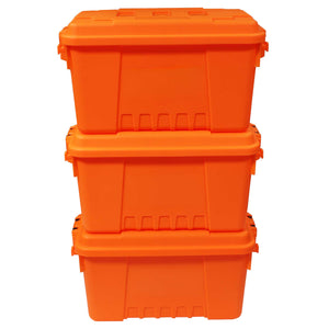 Triple Pack Plano Orange Storage Trunks