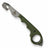 Twisted Assisted Strap Cutter Green Twisted Assisted G10 Strap Cutter KEEP-SAFE