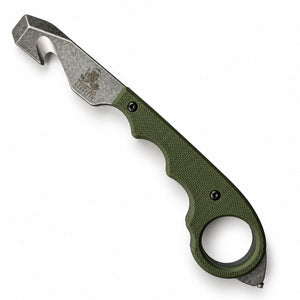 Twisted Assisted Strap Cutter Green Twisted Assisted G10 Strap Cutter KEEP-SAFE