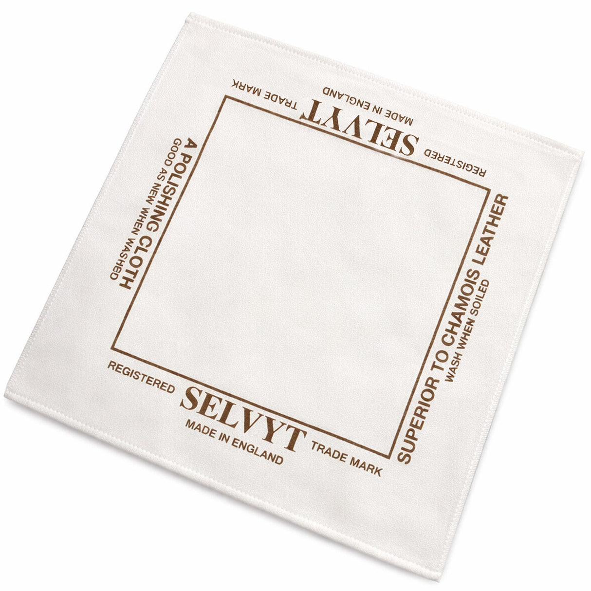 White polishing cloth