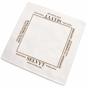 White polishing cloth