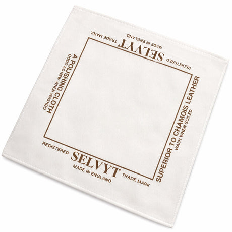 White polishing cloth