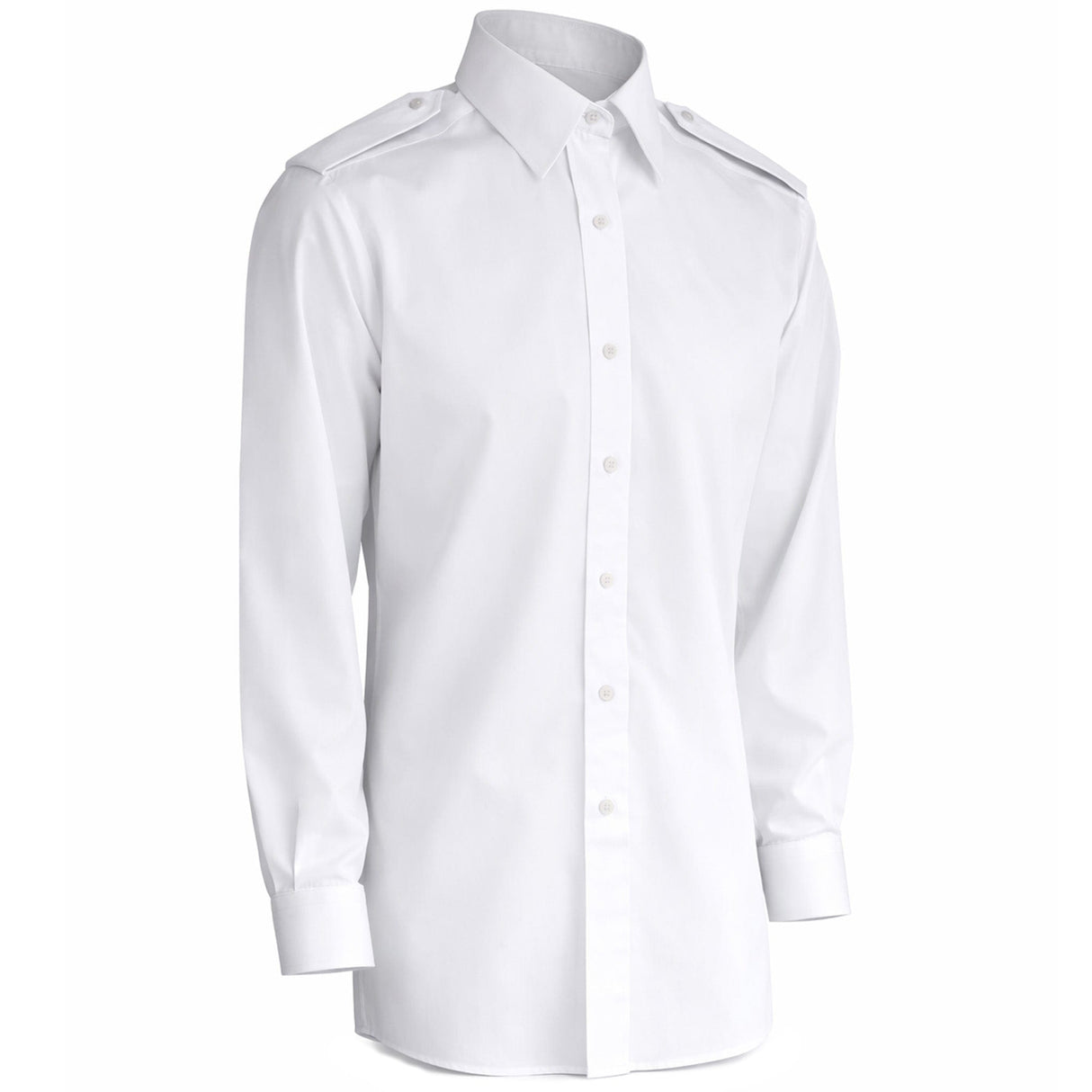 Patrol Store Women's Long Sleeve Uniform Shirt With Epaulettes, White