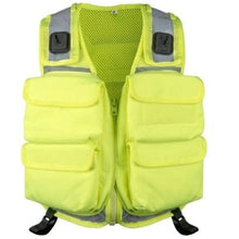 Load image into Gallery viewer, 4 Pocket Transformer Vest Hi Vis Yellow
