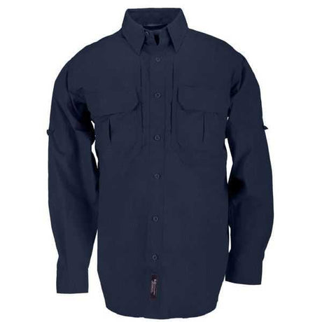  5.11 Tactical Shirt - Long Sleeve, Cotton - Fire Navy