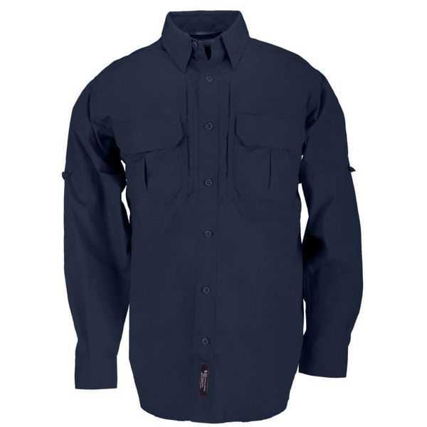  5.11 Tactical Shirt - Long Sleeve, Cotton - Fire Navy