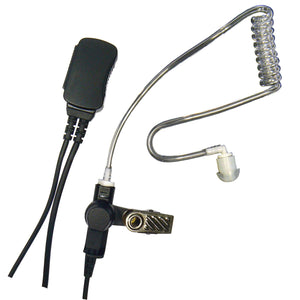 PJ&RHS Earpieces Acoustic Earpiece with 1 Wire PTT System for Kenwood 2 Pin Radios