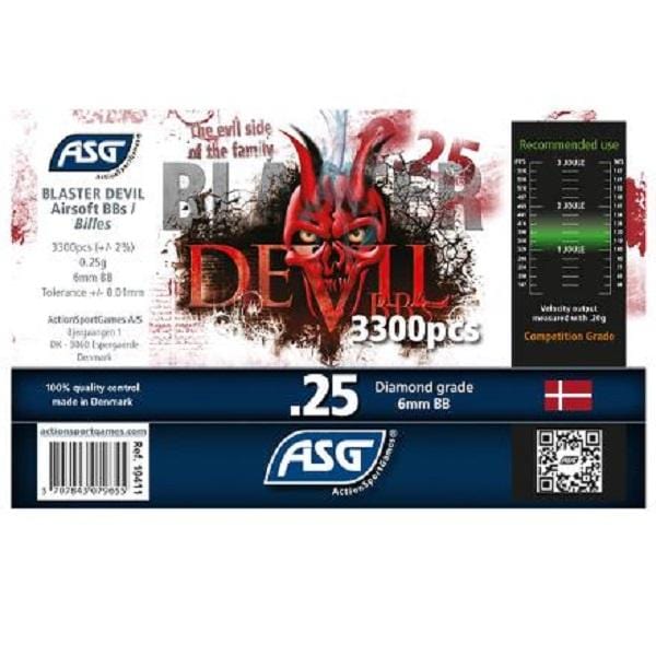 ASG Devil Blaster BBs 0.25g 3300 pcs
