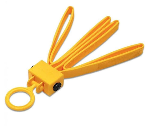 ASP Handcuffs Asp Tri-Fold Restraints - Yellow (Plasticuffs - 6 Pack)