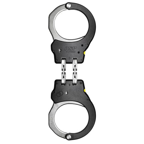 ASP Ultra Plus Hinge Cuffs Steel Bow, with Keyless double locking Blac ...