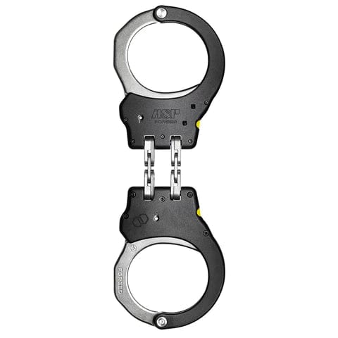 ASP Handcuff ASP Ultra Plus Hinge Cuffs Steel Bow, with Keyless double locking Black