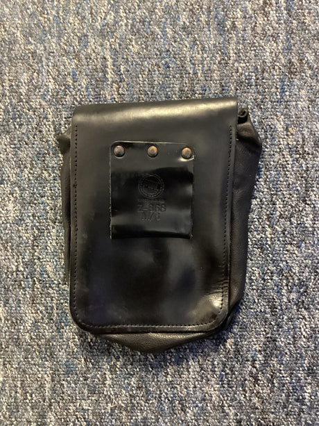 Police Surplus Police Uniform Black Notebook Pouch Z – 868 Leather (Used – Grade A)