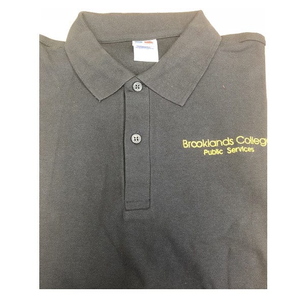 Brooklands College Public Services Navy Polo