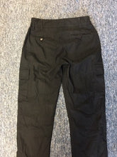 Load image into Gallery viewer, Police Surplus Police Uniform 12 / Reg Combat Trousers Women’s, black, ankles zips, cargo (Used - Grade A)
