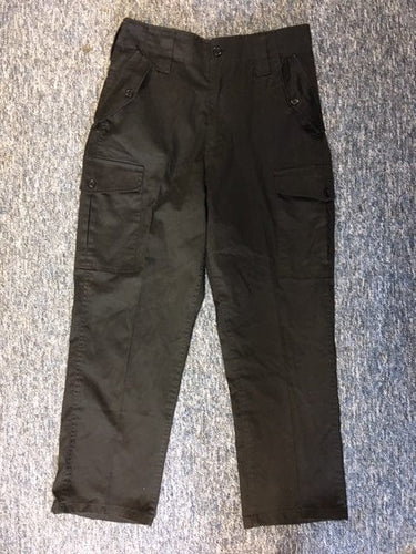 Police Surplus Police Uniform 32ins (82cm) / 28ins (71cm) Combat Trousers Women’s, black, cargo (Used – Grade A)