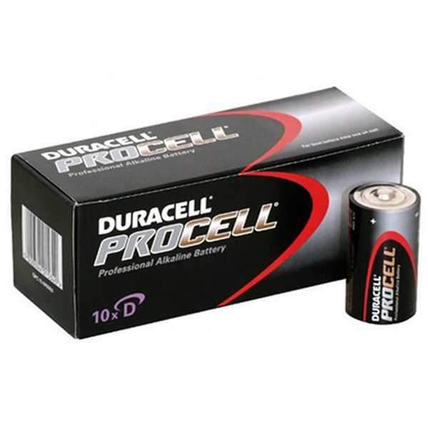 Duracell Procell D Cell Batteries 10 Pack