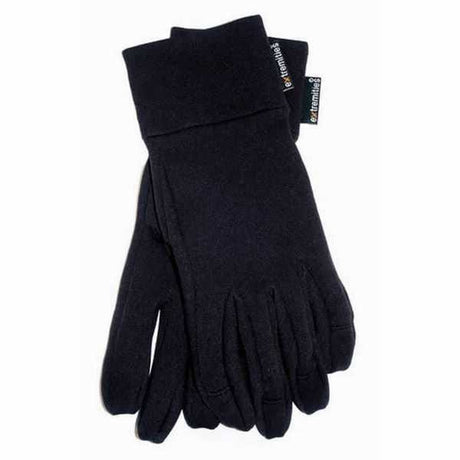 Extremities Women's Power Stretch Black Gloves 