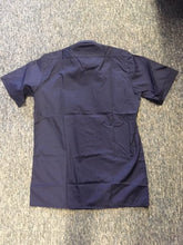 Load image into Gallery viewer, Police Surplus Police Uniform Fire Arms Navy Men’s Short Sleeve Shirt, epaulette slides (Used – Grade A)
