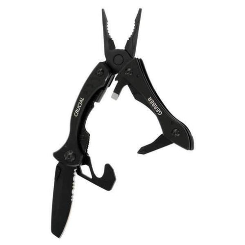 Gerber Black Crucial With Strap Cutter