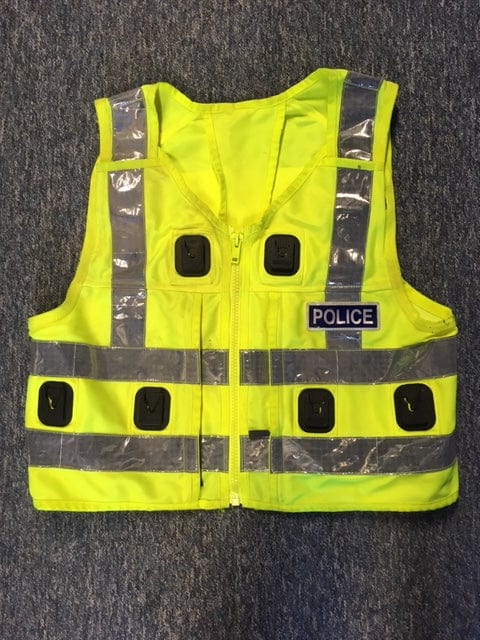 Hi Vis Tactical Duty Vest Model 511, Strathclyde Police, POLICE