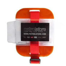 Load image into Gallery viewer, ID / SIA License Badge Holder - Arm Band High Viz Orange
