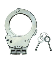 Load image into Gallery viewer, Kombat UK Ltd Handcuff Kombat UK Triple Hinged Elite Speed Cuffs SILVER 0208
