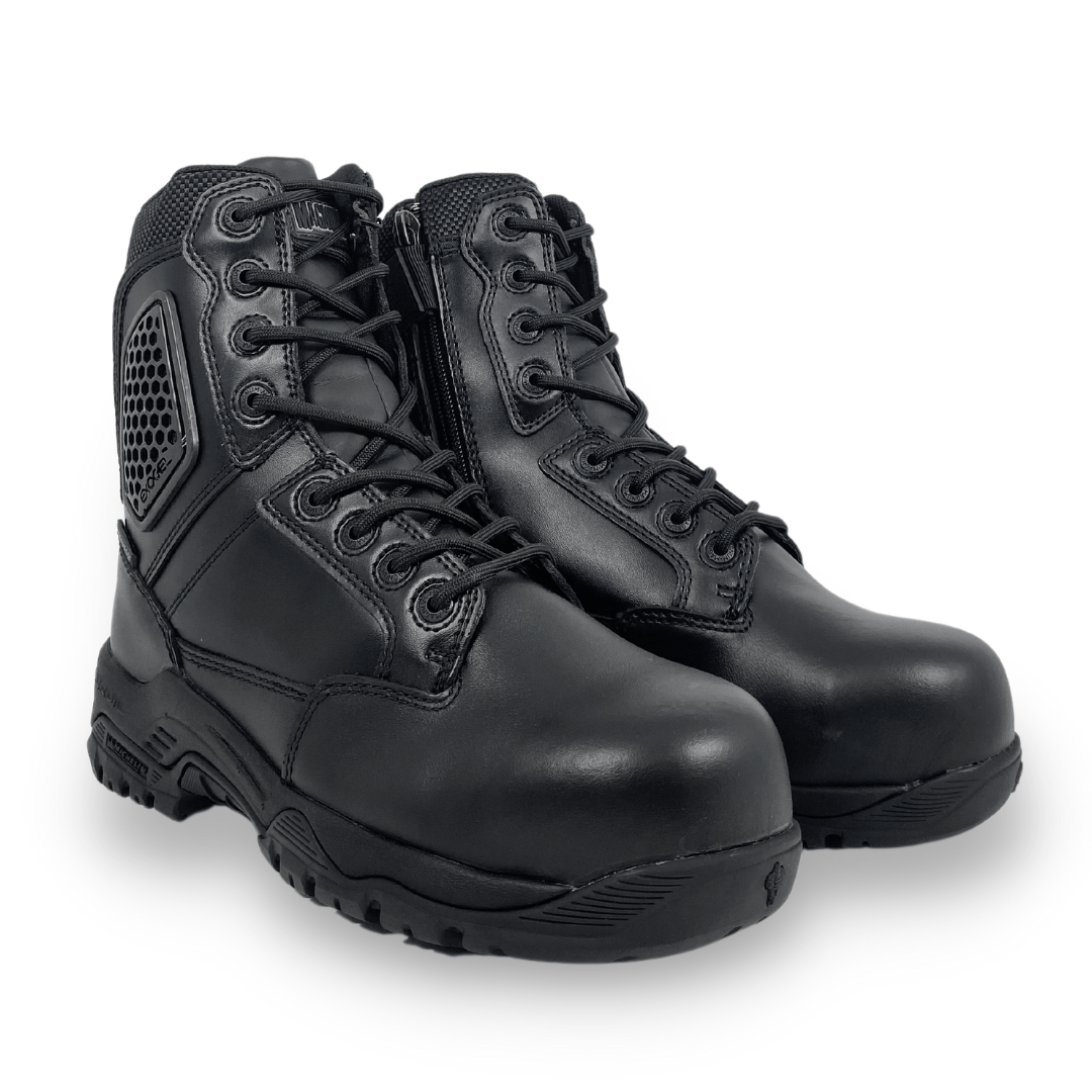 Side zip composite toe 2025 boots