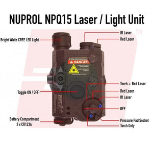 Nuprol NPQ15 Laser Light Module Black