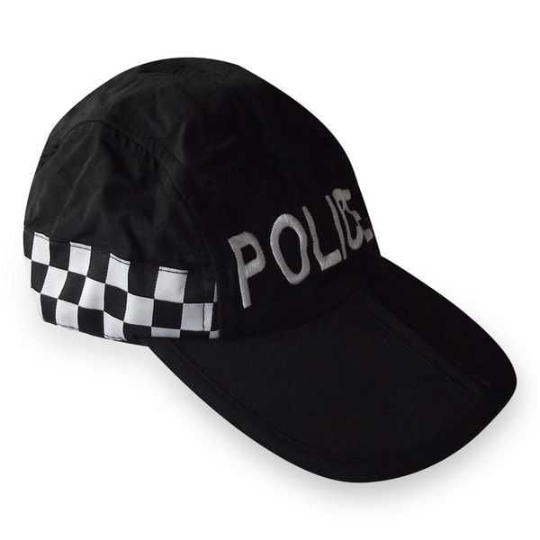 . Folding Police Contact Cap