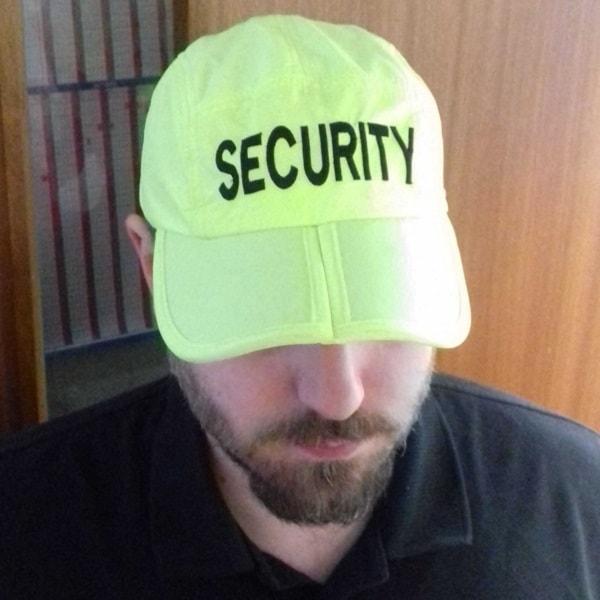 . Folding Security Cap Hi Viz
