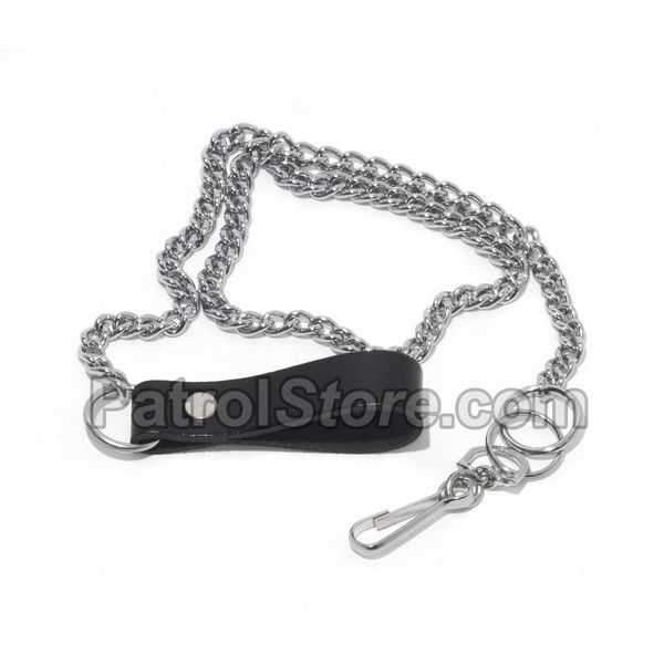 Peter Jones 32 inch key chain with leather belt loop