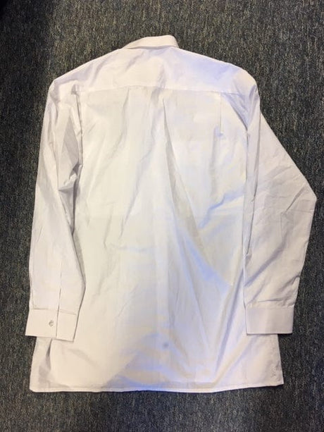 Police Surplus Police Uniform Pilot Shirt, Men’s Long Sleeve White Shirt, epaulette loops (Used – Grade A)