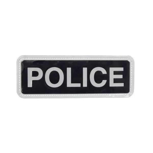 Police Badge Black - Small (Velcro)