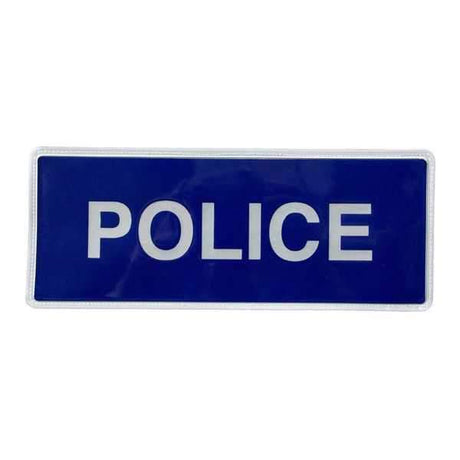 Police Badge Blue - Large (Velcro)