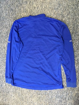 Police Surplus Police Uniform Police Community Support Wicking Top, Hunter HA2136, Royal Blue, Men's Long Sleeve (Used - Grade A)
