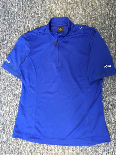 Police Surplus Police Uniform Police Community Support Wicking Top, Hunter HA2137, Royal Blue, Women’s Short Sleeve (Used-Grade A)