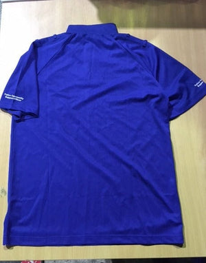 Police Surplus Police Uniform Police Community Support Wicking Top, Royal Blue, Men's Short Sleeve (Used - Grade A)