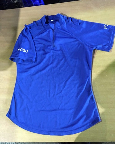 Police Surplus Police Uniform Police Community Support Wicking Top, West Midlands, Royal Blue, Women’s Short Sleeve (Used-Grade A)