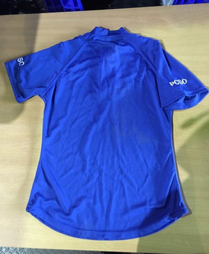 Police Surplus Police Uniform Police Community Support Wicking Top, West Midlands, Royal Blue, Women’s Short Sleeve (Used-Grade A)