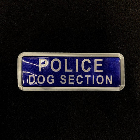 Police Dog Section Badge - Small (Velcro)