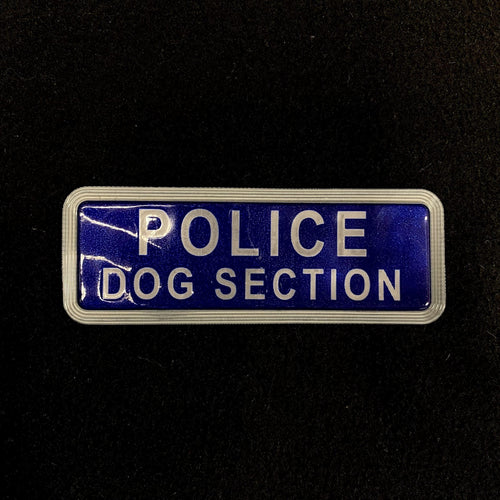Police Dog Section Badge - Small (Velcro)