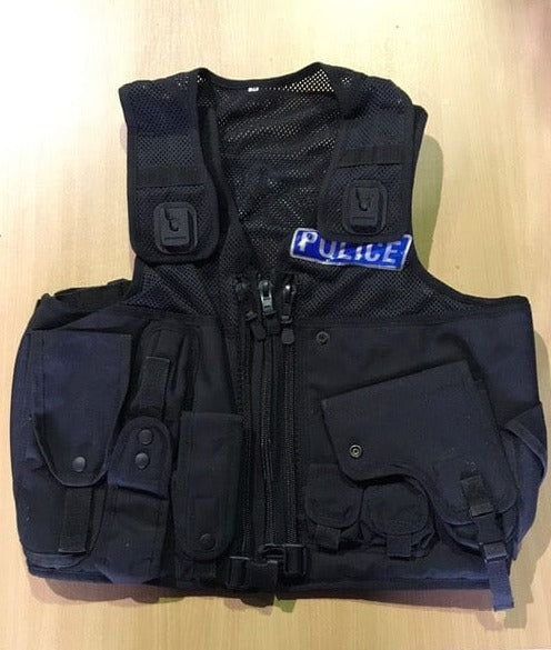 Police Surplus Police Uniform Police Tactical Duty Taser Vest, Arktis 2014, left side holster for right hand orientation (Used – Grade A)