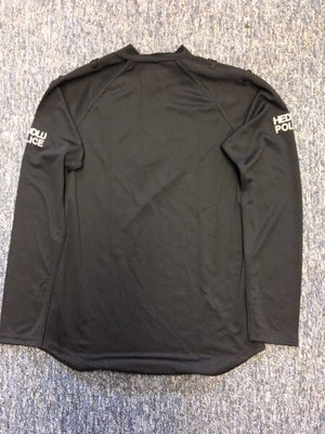 Police Surplus Police Uniform Police Uniform Wicking Top, Heddlu, Men's, Black, Long Sleeve (Used – Grade A)