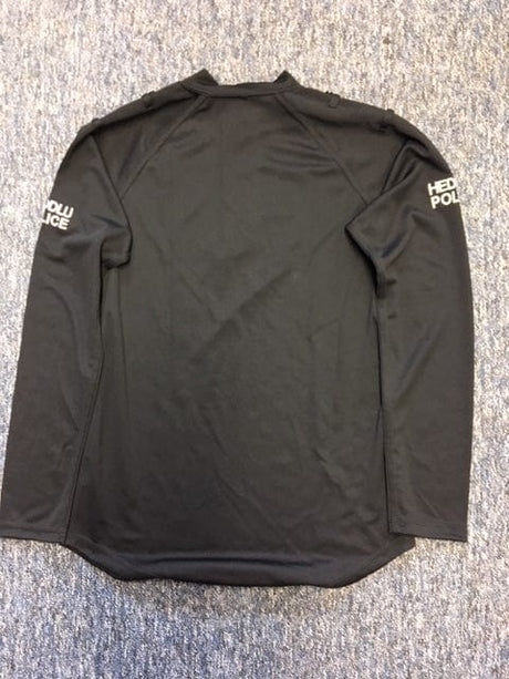 Police Surplus Police Uniform Police Uniform Wicking Top, Heddlu, Men's, Black, Long Sleeve (Used – Grade A)
