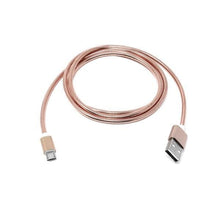 Load image into Gallery viewer, Rose Gold Micro rugged USB Cable
