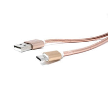 Load image into Gallery viewer, OP Zulu Charging Cables Rose Gold Micro rugged USB Cable
