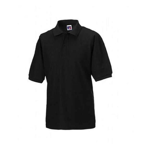 Russell Black Poly/Cotton Polo Shirt