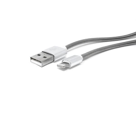 Silver 24k gold plated rugged lightning Cable