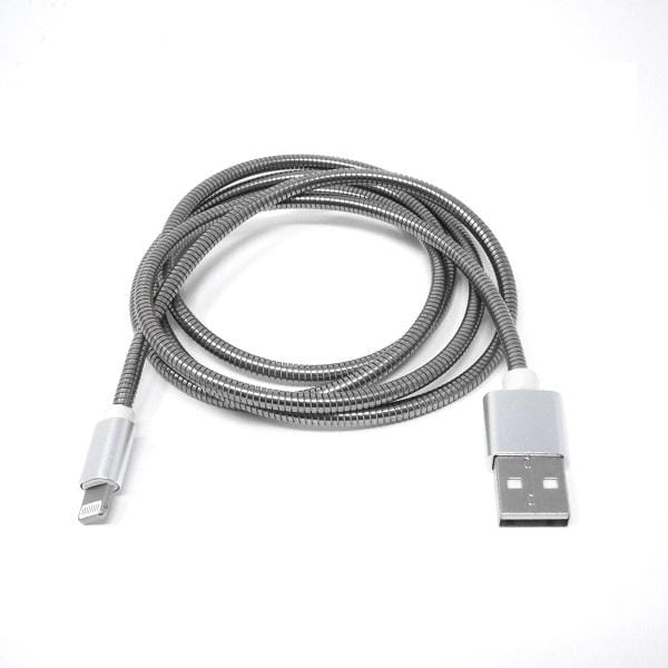 Silver 24k gold plated rugged lightning Cable